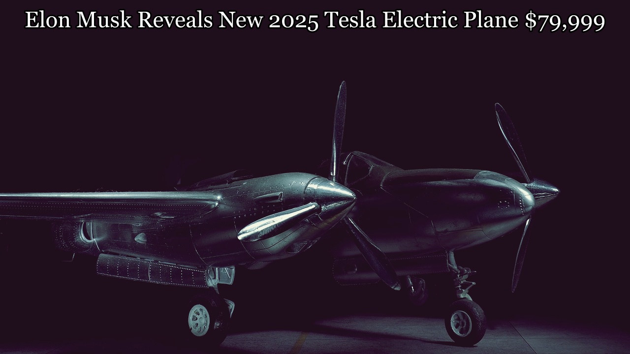 Elon Musk Reveals New 2025 Tesla Electric Plane $79,999