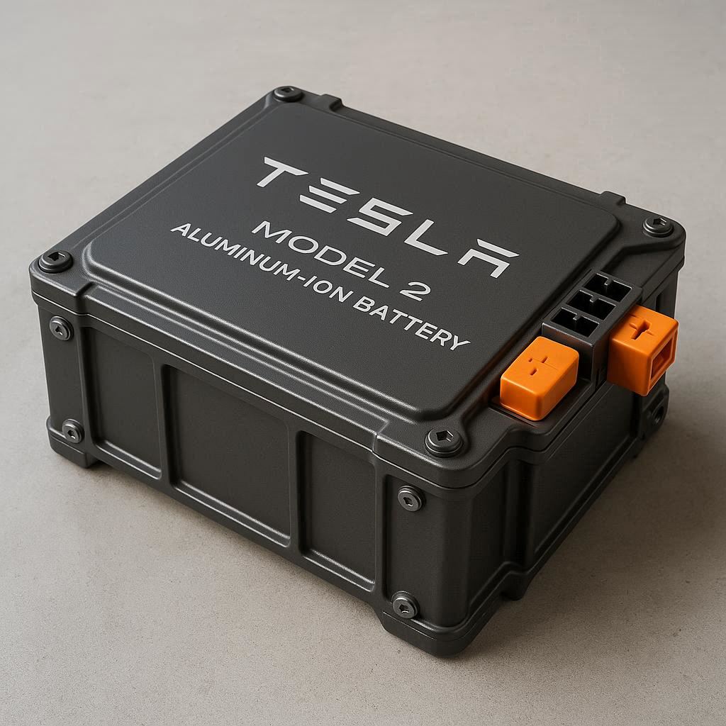 2026 Tesla Model 2's Aluminum-ion Battery