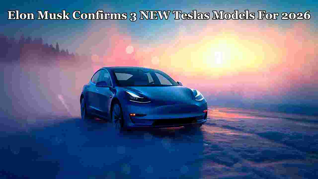 Elon Musk Confirms 3 NEW Teslas Models For 2026