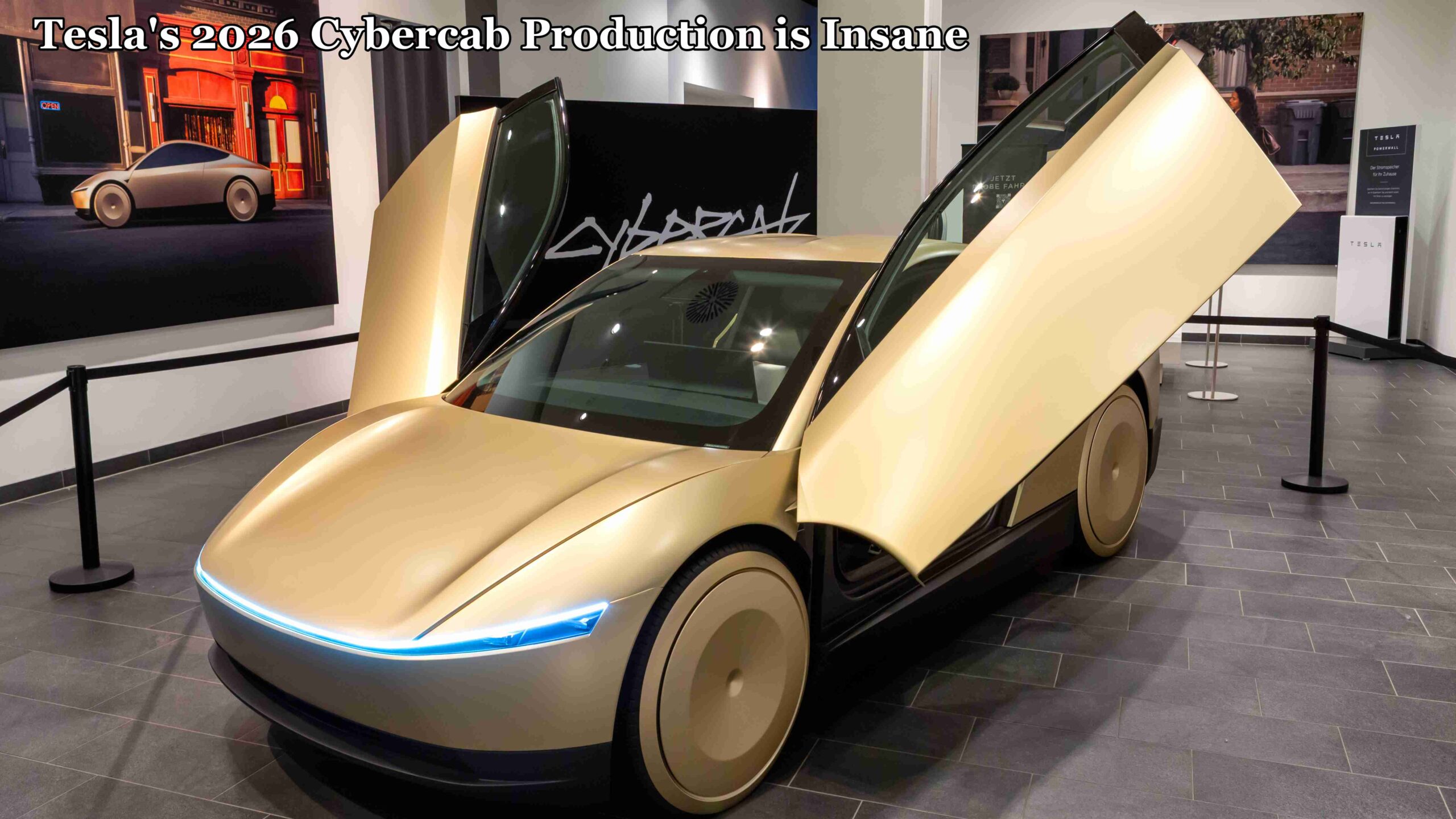 Tesla's 2026 Cybercab Production is Insane