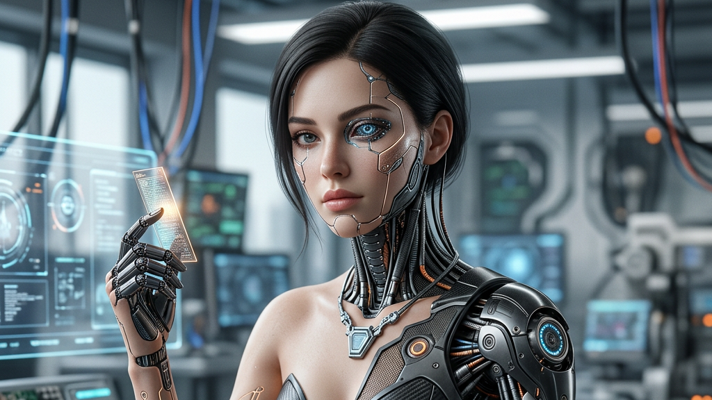 Elon Musk's New Tesla Robot Prototype With a Female Face Shocked the Industry