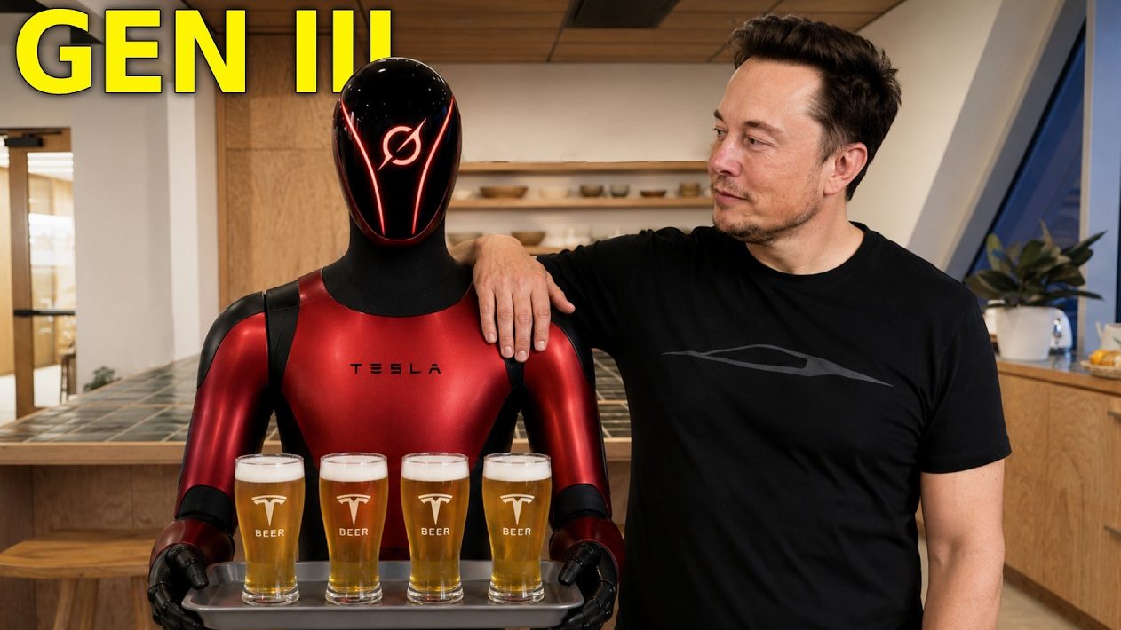 Tesla Bot Gen 3 Gets Major Upgrade For Tesla's 1M Robot Goal