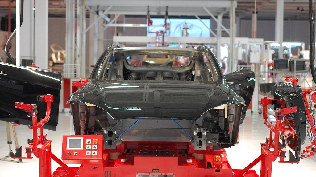 Massive 50.000T Giga Press Built Next-Gen Tesla Car APPEAR