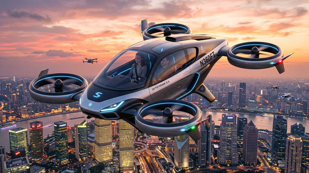 Tesla’s First Flying Taxi Prototype