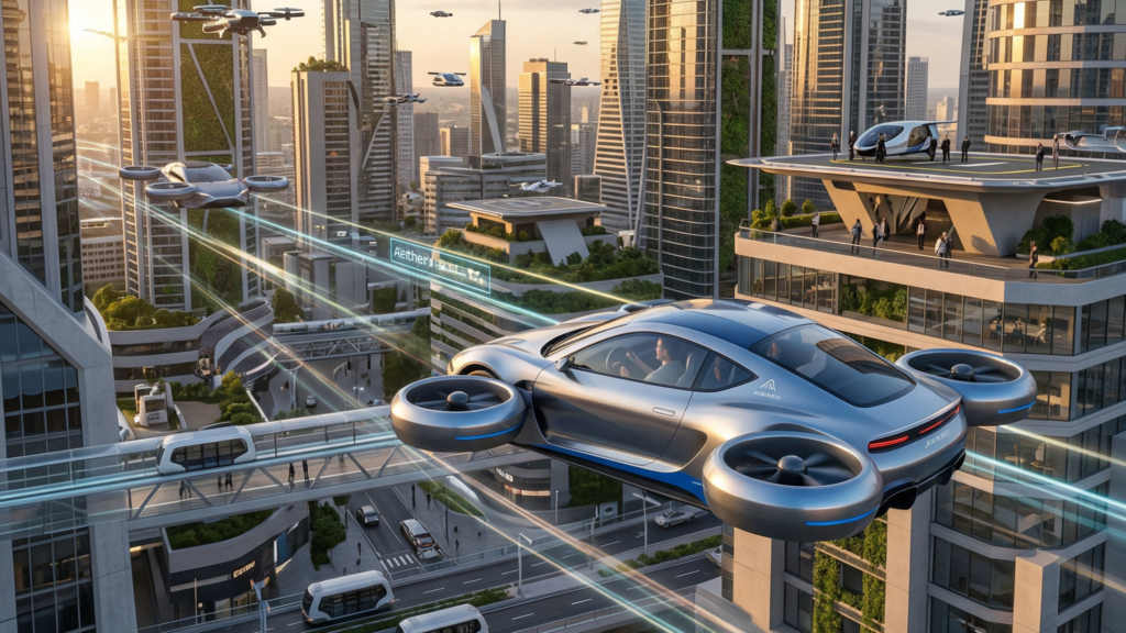 Tesla’s First Flying Taxi