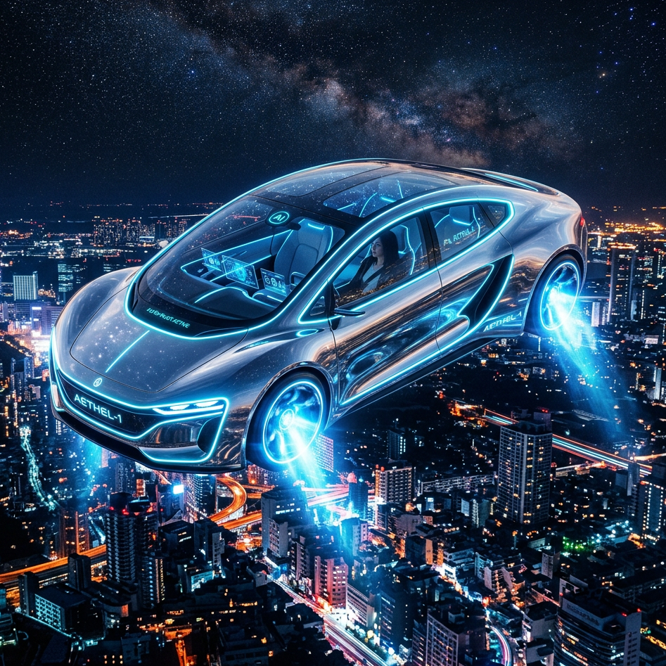 Tesla’s First Flying Taxi  Future