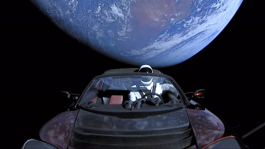 Flying Tesla Roadster 2026 Update
