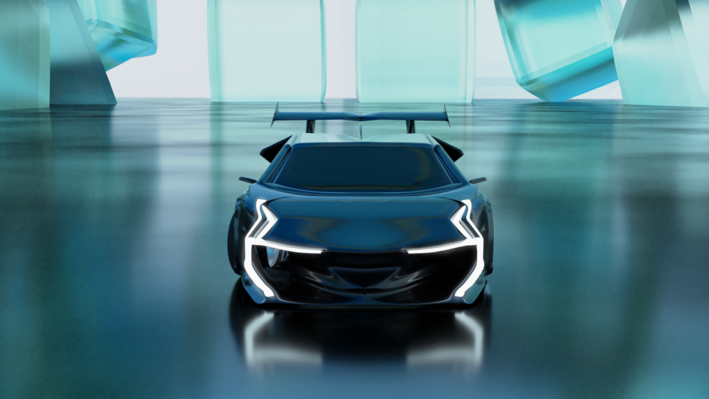 Flying Tesla Roadster